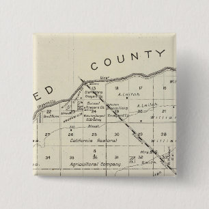 Madera County, California 2 Inch Square Button