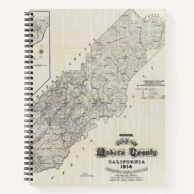 Madera County, California 4 2 Notebook (Front)