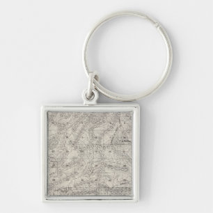 Madera County, California 7 Keychain