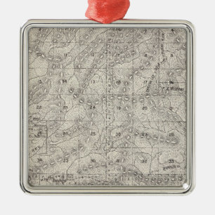 Madera County, California 7 Metal Ornament