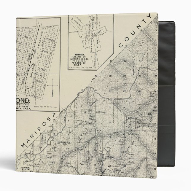 Madera County, California Binder (Front/Inside)