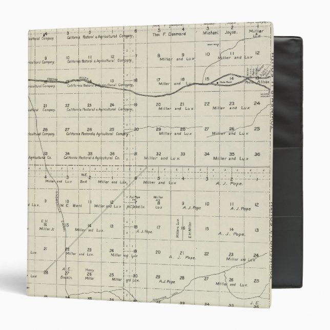 Madera County, California Binder (Front/Inside)