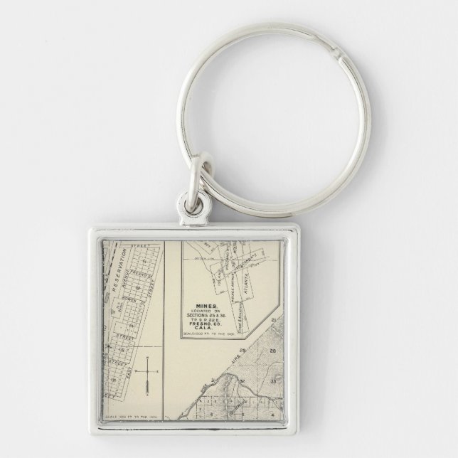 Madera County, California Keychain (Front)
