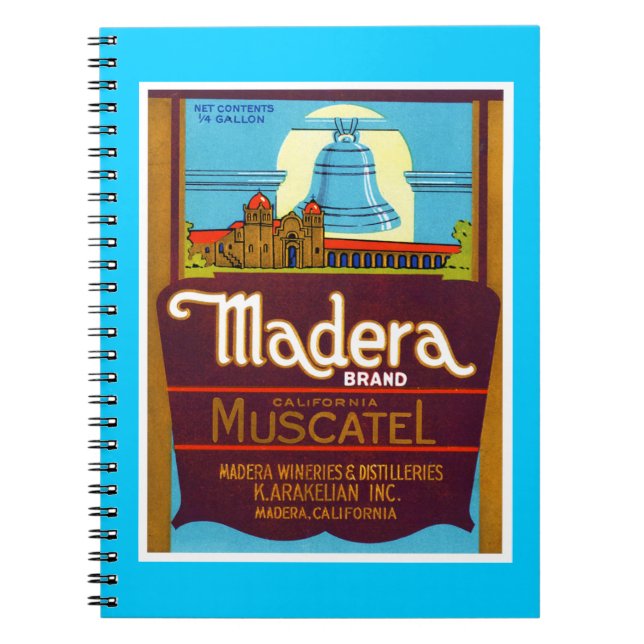 Madera Muscatel Notebook (Front)