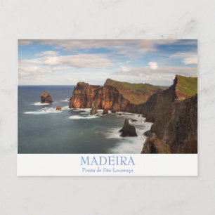 Madère - Ponta de Sao Lourenco carte postale avec 