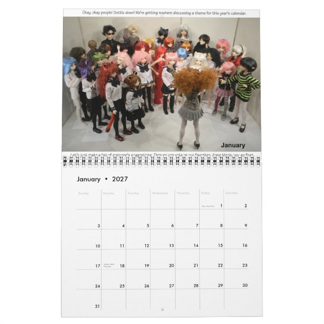MADh Vinyl 2014 Calendar (Jan 2027)