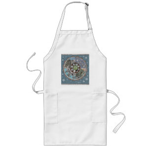 Madhubani art in India popular painting Long Apron