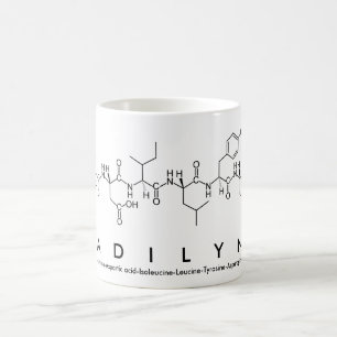 Madilynn peptide name mug