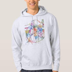 Madinah Saudi Arabia City Map Hoodie