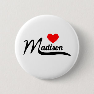 Madison 2 Inch Round Button