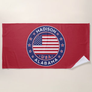 Madison, Alabama Beach Towel