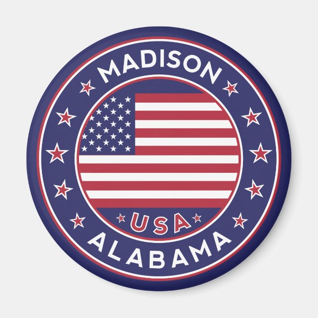 Madison, Alabama Magnet (Front)