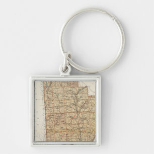 Madison, Chenango, Broome counties Keychain