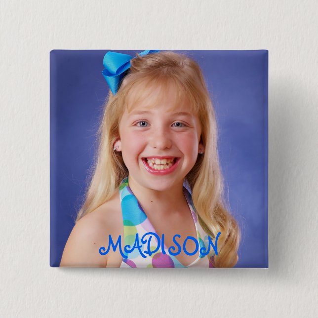 Madison Gerlach, MADISON 2 Inch Square Button (Front)