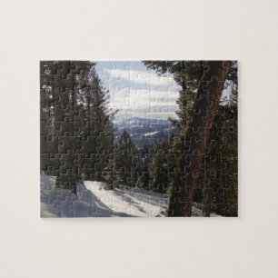 Madison Mountains in Winter in Montana Jigsaw Puzzle