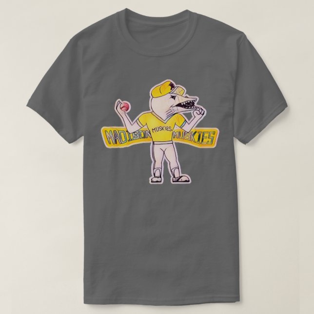 Madison Muskies Baseball T-Shirt (Design Front)
