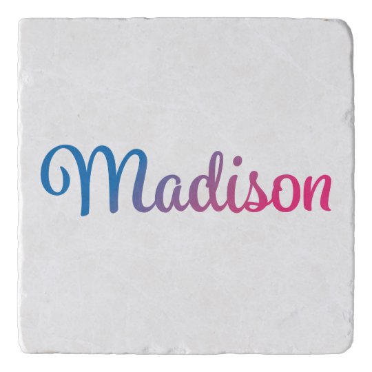 Madison Stylish Cursive Trivet | Zazzle.ca