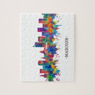 Madison USA Skyline Jigsaw Puzzle