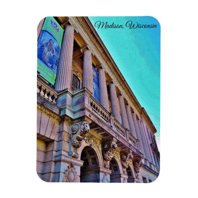 Madison, Wisconsin Magnet (Vertical)