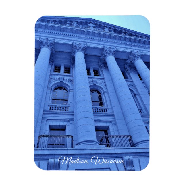 Madison, Wisconsin Magnet (Vertical)