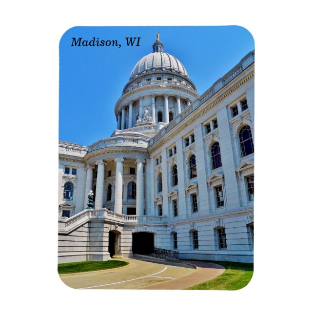 Madison, Wisconsin Magnet (Vertical)