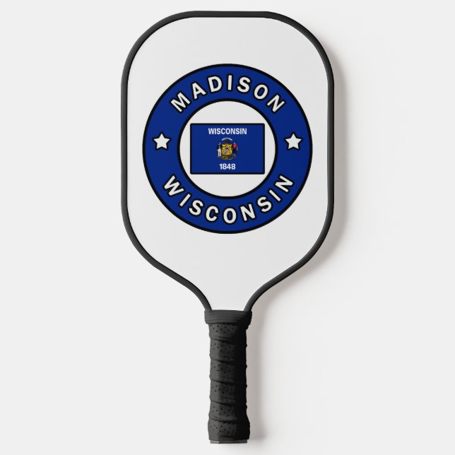 Madison Wisconsin Pickleball Paddle (Front)
