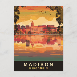Madison, Wisconsin Postcard