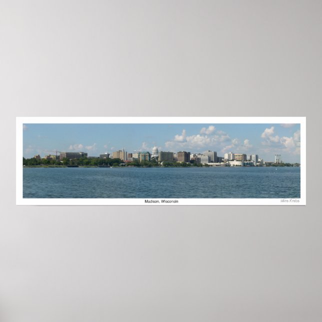 Madison Wisconsin Poster (Front)