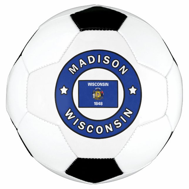 Madison Wisconsin Soccer Ball (Front)