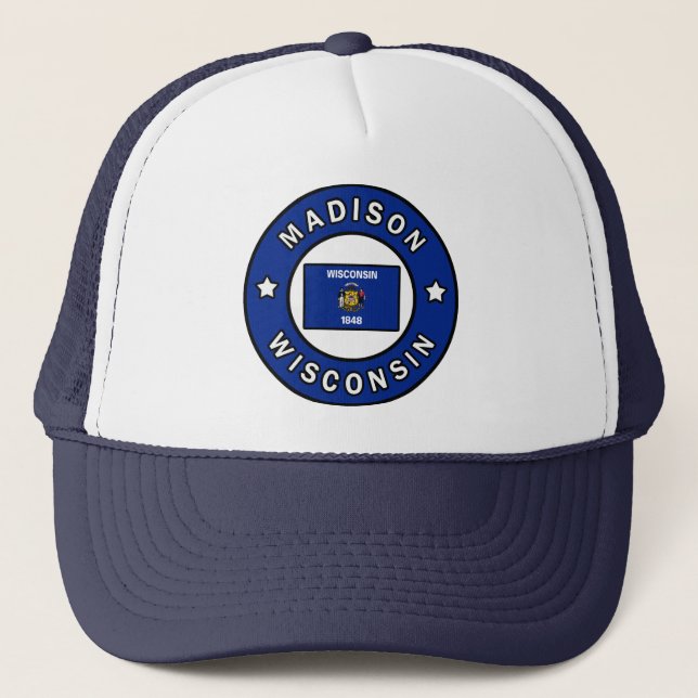 Madison Wisconsin Trucker Hat (Front)