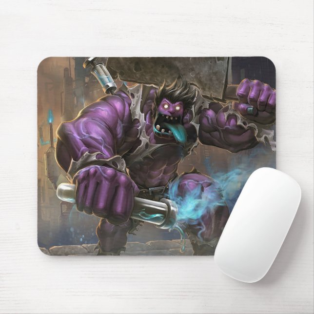 Madman Gaming Mousepad | Power Lifter Themed Art (With Mouse)