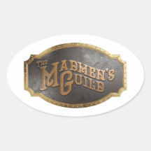 Madmen's Guild Plaque Sticker