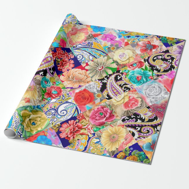 Madness. The face and hands of a smiling man. In t Wrapping Paper (Unrolled)