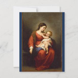 Madone et Enfant en gloire ... Carte postale