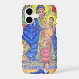 Madone et Enfant Jésus Art Éthiopien