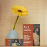 Madonna 1894 Version By Edvard Munch, Art Classes Flyer<br><div class="desc">Madonna 1894 Version By Edvard Munch,  Art Teacher,  Art Class Advertising Flyer by The Business Card Store.</div>