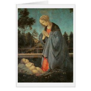 Madonna adorant l'enfant, c.1477-80 (huile sur p