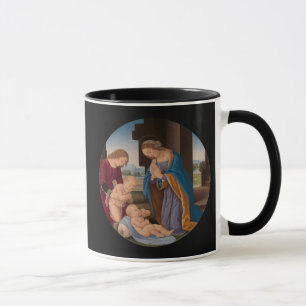 Madonna Adoring the Child with the Infant Saint Mug