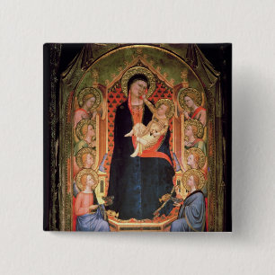 Madonna and Child, 1347 2 Inch Square Button