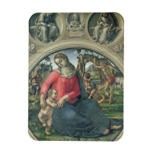 Madonna and Child, 1490-95 (oil on panel) Magnet