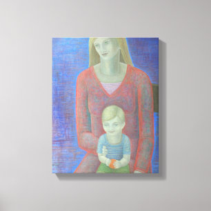 Madonna and Child 2014 Canvas Print