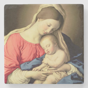 Madonna and Child 3 Stone Coaster