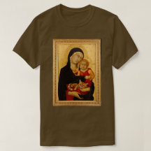 Madonna and Child and Cat T-Shirt