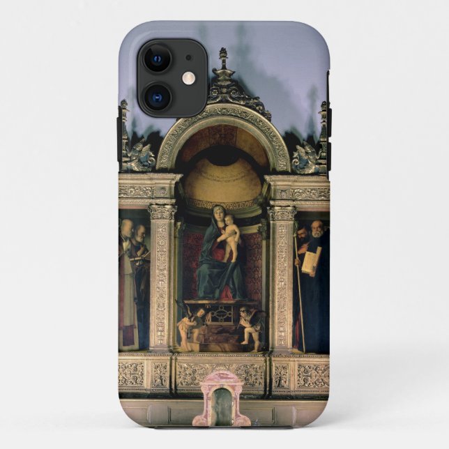 Madonna and Child and Saints (triptych altarpiece) Case-Mate iPhone Case (Back)