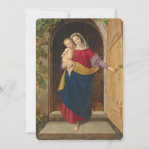 Madonna and Child Artwork Christmas Card