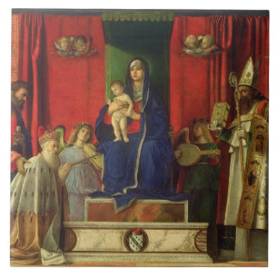 Madonna and Child (Barbarigo Altarpiece) 1488 Tile