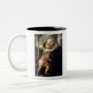 Madonna and Child  - Botticelli - c1500 Two-Tone Coffee Mug
