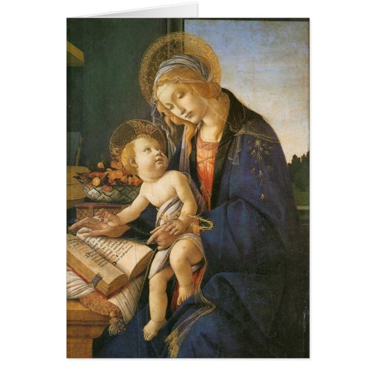 Madonna and Child Botticelli Christmas Card