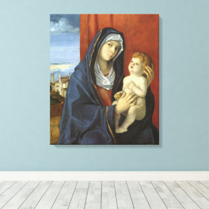 Madonna and Child by Giovanni Bellini Canvas Print