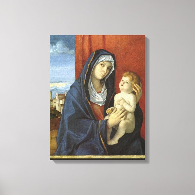 Madonna and Child by Giovanni Bellini Canvas Print (Front)